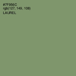 #7F956C - Laurel Color Image