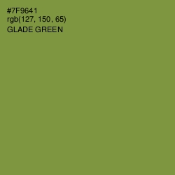 #7F9641 - Glade Green Color Image