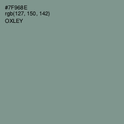 #7F968E - Oxley Color Image