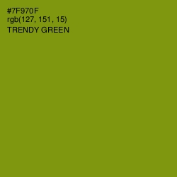 #7F970F - Trendy Green Color Image