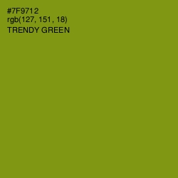 #7F9712 - Trendy Green Color Image