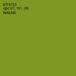 #7F9723 - Wasabi Color Image