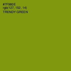 #7F980E - Trendy Green Color Image