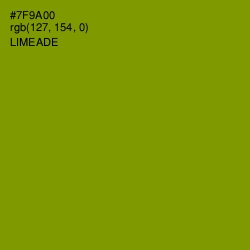 #7F9A00 - Limeade Color Image
