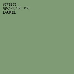#7F9B75 - Laurel Color Image