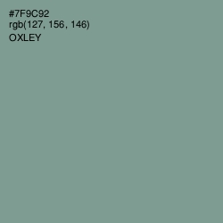 #7F9C92 - Oxley Color Image