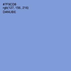 #7F9CD8 - Danube Color Image