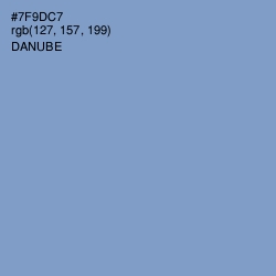 #7F9DC7 - Danube Color Image