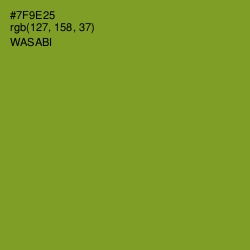 #7F9E25 - Wasabi Color Image