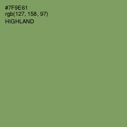 #7F9E61 - Highland Color Image
