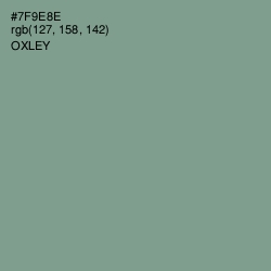 #7F9E8E - Oxley Color Image