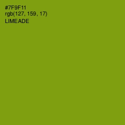 #7F9F11 - Limeade Color Image