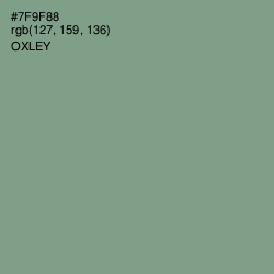 #7F9F88 - Oxley Color Image