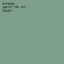 #7F9F8D - Oxley Color Image
