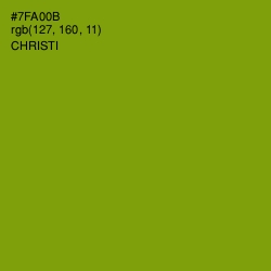 #7FA00B - Christi Color Image