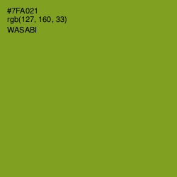#7FA021 - Wasabi Color Image