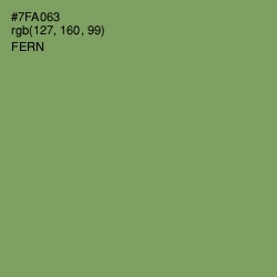 #7FA063 - Fern Color Image