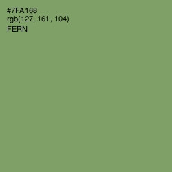 #7FA168 - Fern Color Image