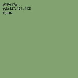 #7FA170 - Fern Color Image