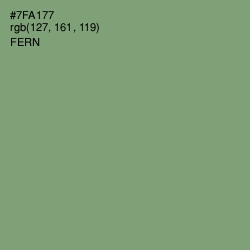 #7FA177 - Fern Color Image