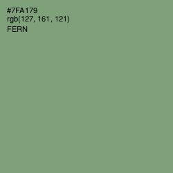 #7FA179 - Fern Color Image