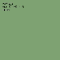 #7FA272 - Fern Color Image
