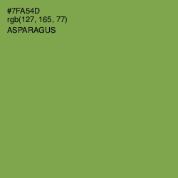 #7FA54D - Asparagus Color Image