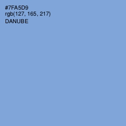 #7FA5D9 - Danube Color Image
