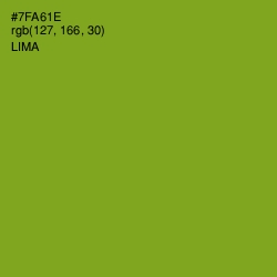 #7FA61E - Lima Color Image