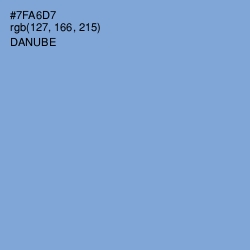 #7FA6D7 - Danube Color Image
