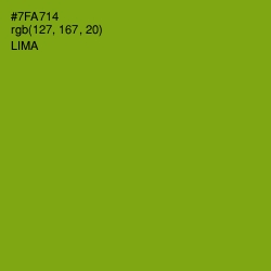 #7FA714 - Lima Color Image