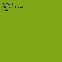 #7FA716 - Lima Color Image