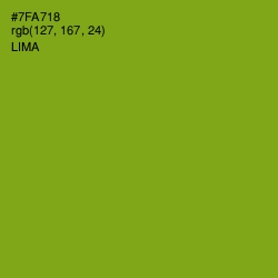 #7FA718 - Lima Color Image
