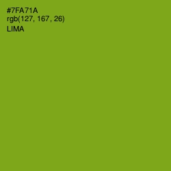 #7FA71A - Lima Color Image