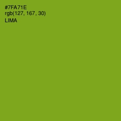 #7FA71E - Lima Color Image