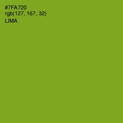 #7FA720 - Lima Color Image