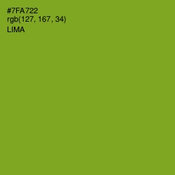 #7FA722 - Lima Color Image