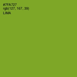 #7FA727 - Lima Color Image