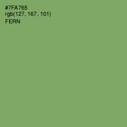 #7FA765 - Fern Color Image
