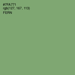 #7FA771 - Fern Color Image