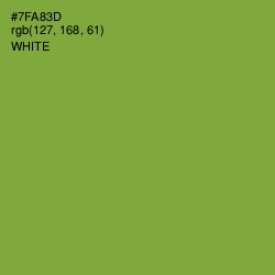 #7FA83D - Wasabi Color Image