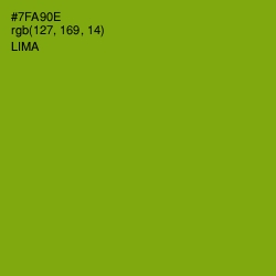 #7FA90E - Lima Color Image