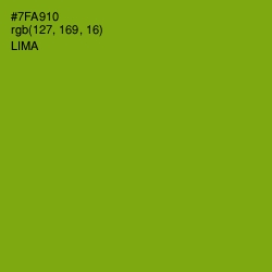 #7FA910 - Lima Color Image