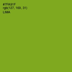 #7FA91F - Lima Color Image