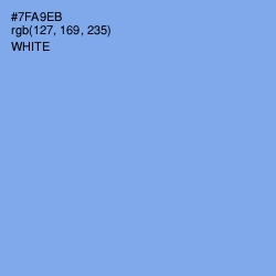 #7FA9EB - Cornflower Blue Color Image