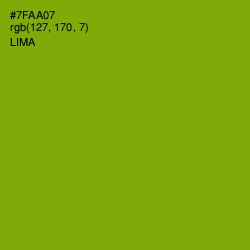 #7FAA07 - Lima Color Image