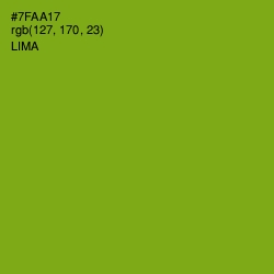 #7FAA17 - Lima Color Image