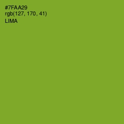 #7FAA29 - Lima Color Image