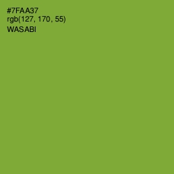 #7FAA37 - Wasabi Color Image