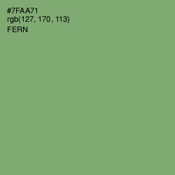 #7FAA71 - Fern Color Image